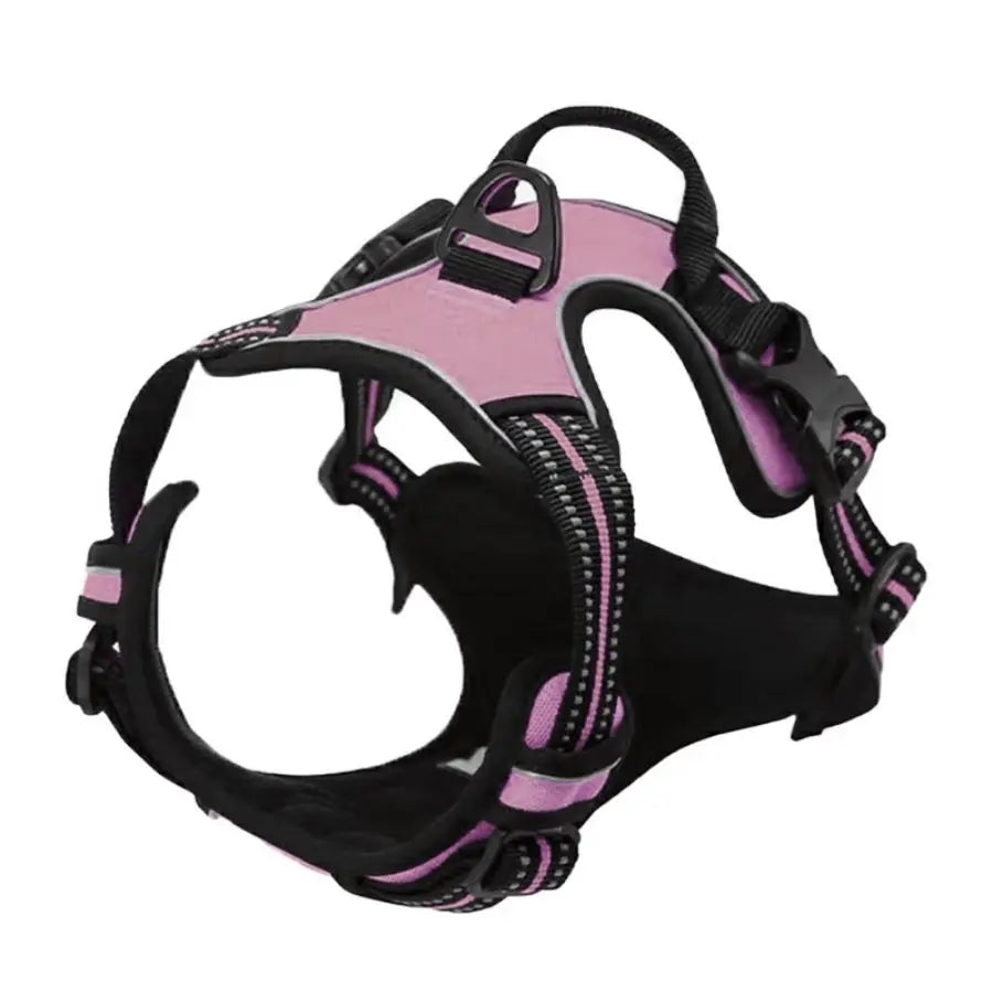 Harnais anti-traction pour chien - Clip frontal réfléchissant, toutes tailles