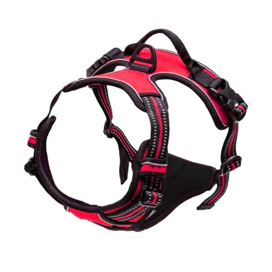 Harnais anti-traction pour chien - Clip frontal réfléchissant, toutes tailles