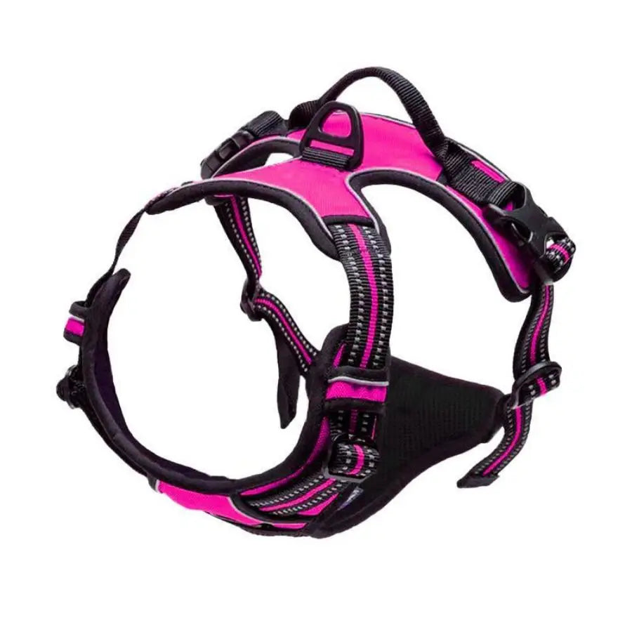 Harnais anti-traction pour chien - Clip frontal réfléchissant, toutes tailles