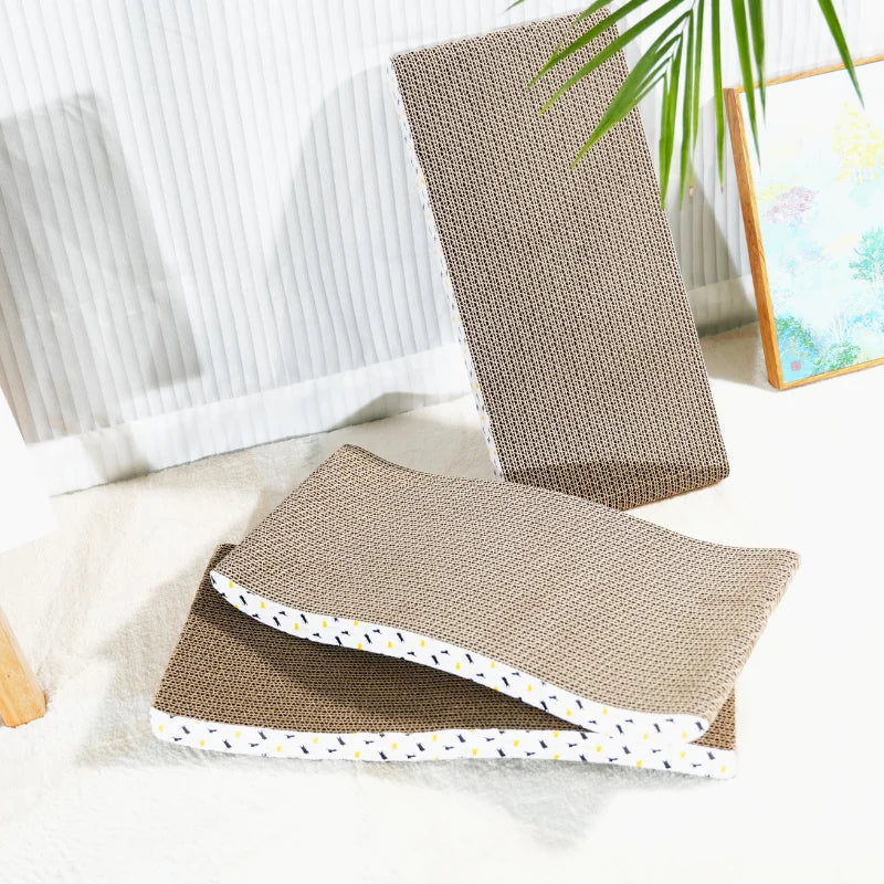 griffoir en carton ondulé pour chat - Protège vos meubles, durable et écologique